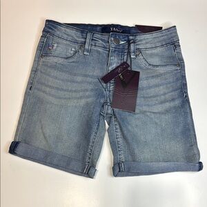 Yaso Denim Girls Embroidered Bermuda Shorts Sz 10